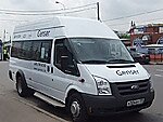 Бесплатный автобус Genser в пункт аренды автомобилей АрендаАвто-сст на Новорязанском шоссе